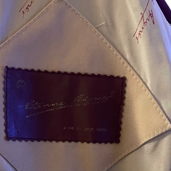 vintage Aigner trench coat, 1980s classic, size 12 - Picture 9 of 10